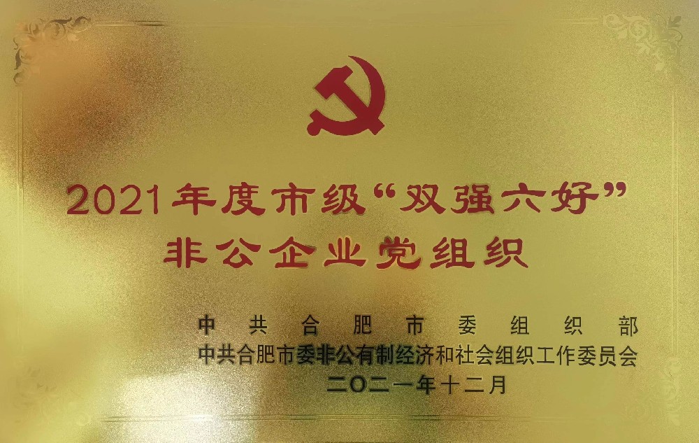 市级“双强六好”非公企业党组织
